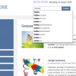 Screenshot - Zoekfunctie