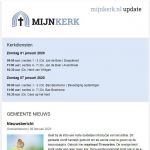 Screenshot - E-mail update / Nieuwsbrief